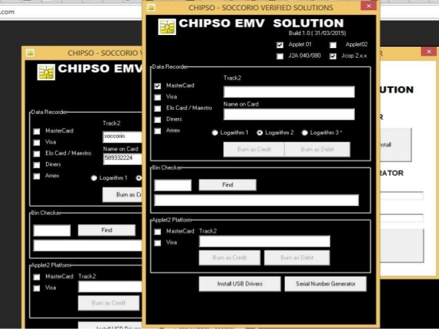 emv chip card reader writer software free download
